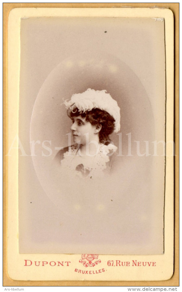 Photo-carte De Visite / CDV / Femme / Woman / Elegant / Photo Dupont / Bruxelles / Belgique - Anciennes (Av. 1900)