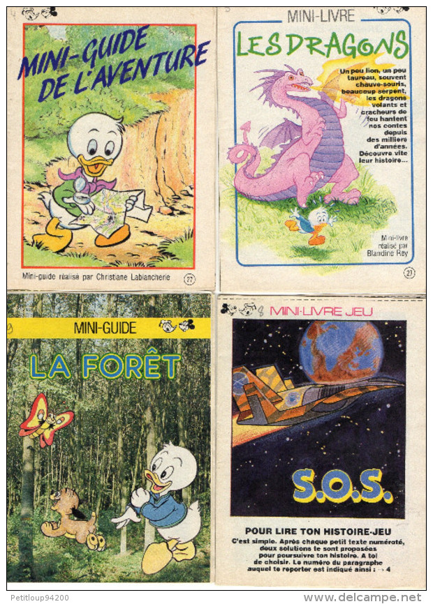 LE JOURNAL DE MICKEY  *Minis-Guides *Minis-Livres  (lot De 8) - Journal De Mickey