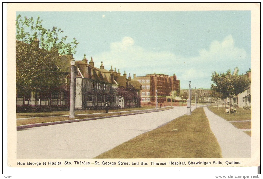 Rue George Et Hopital Ste. Therese, Shawinigan Falls, Quebec  St. George Street And Ste. Therese Hospital - Other & Unclassified