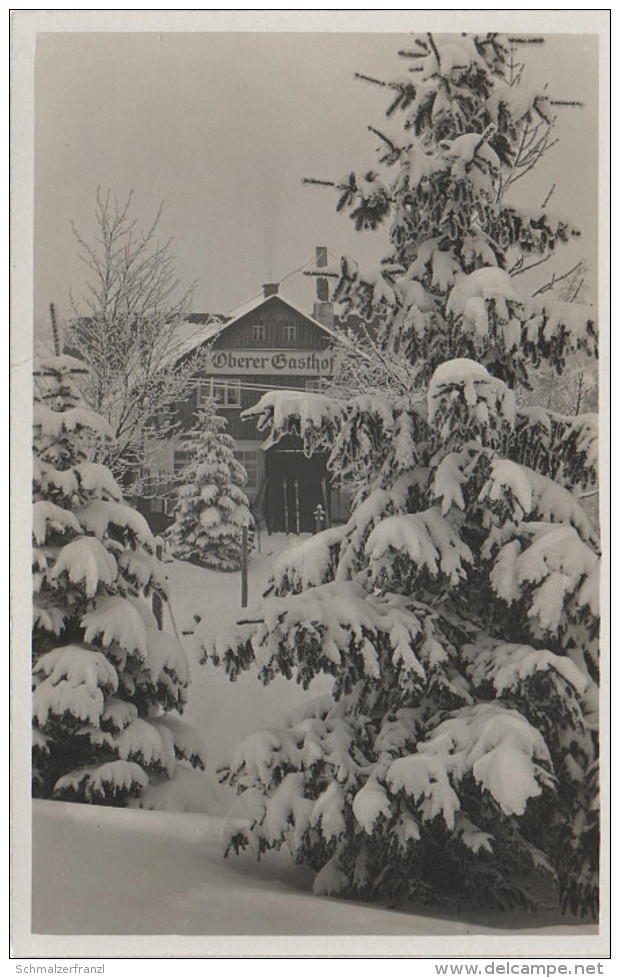 Foto AK Schellerhau Oberer Gasthof Im Winter Bei Altenberg Bärenfels Zinnwald Schönfeld Bärenburg Kipsdorf - Schellerhau