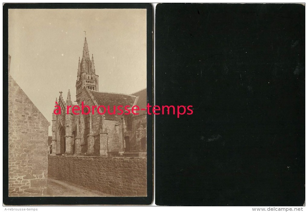 BRETAGNE-en 1903-église-cartonnée Format 12x 8,8cm TB état - Anciennes (Av. 1900)