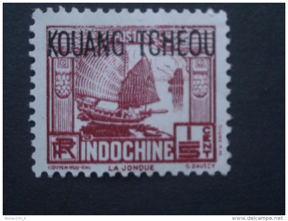 KOUANG-TCHEOU  Colonie France  *  1937   "   TP D'Indochine Surchargé  "   N° 97 Et 98 .       2 Val . - Usati