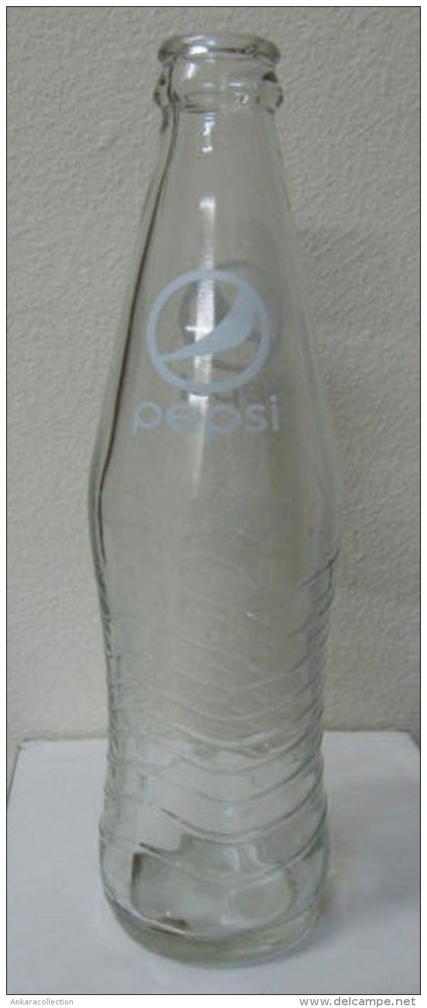 AC - PEPSI COLA OLD GLASS EMPTY BOTTLE FROM TURKEY - Limonade