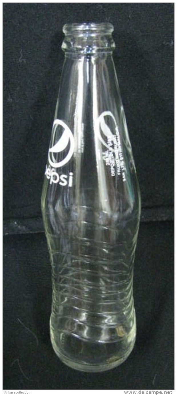 AC - PEPSI COLA OLD GLASS EMPTY BOTTLE FROM TURKEY - Soda