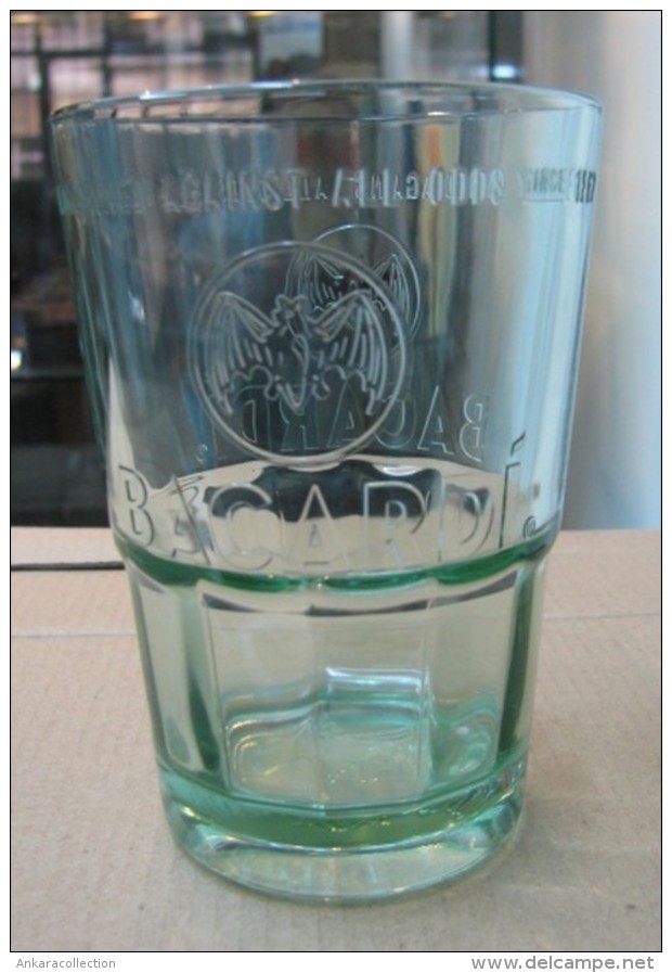 AC - BACARDI RUM GLASS / TUMBLER with LOGO