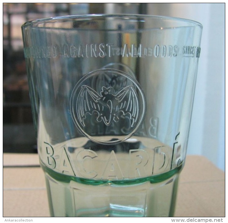 AC - BACARDI RUM GLASS / TUMBLER with LOGO