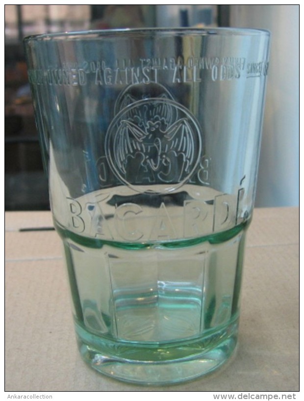 AC - BACARDI RUM GLASS / TUMBLER with LOGO