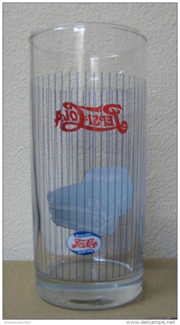 AC - PEPSI COLA - CAR - AUTOMOBILE ILLUSRATED GLASS #1 FROM TURKEY - Verres