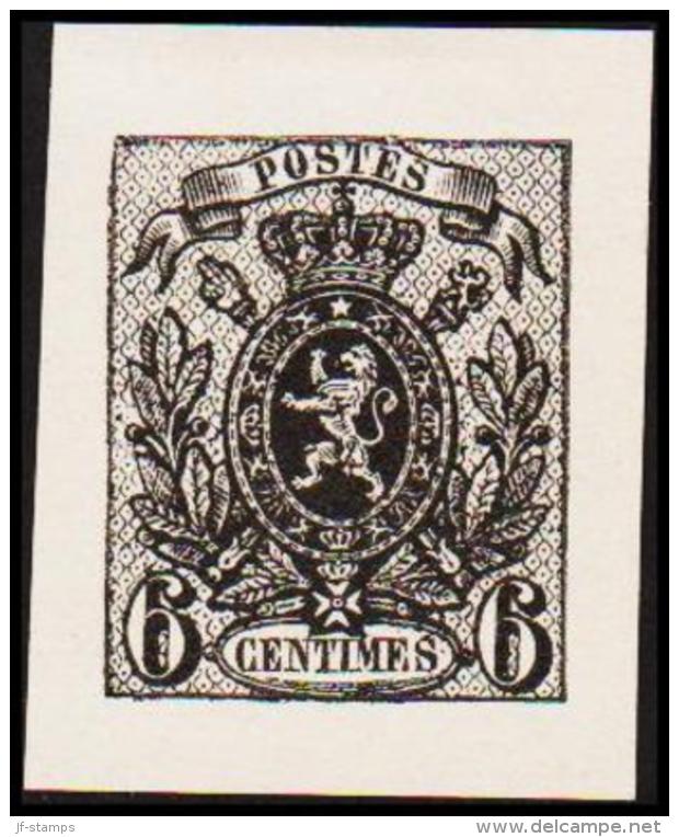 1866. Weapon.6 CENTIMES. Essay. Black. (Michel: ) - JF194680 - Proofs & Reprints