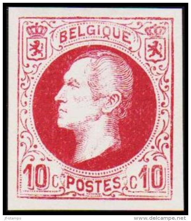 1865-1866. Leopol I. 10 CENTS Essay. Lilac. (Michel: ) - JF194388 - Proofs & Reprints