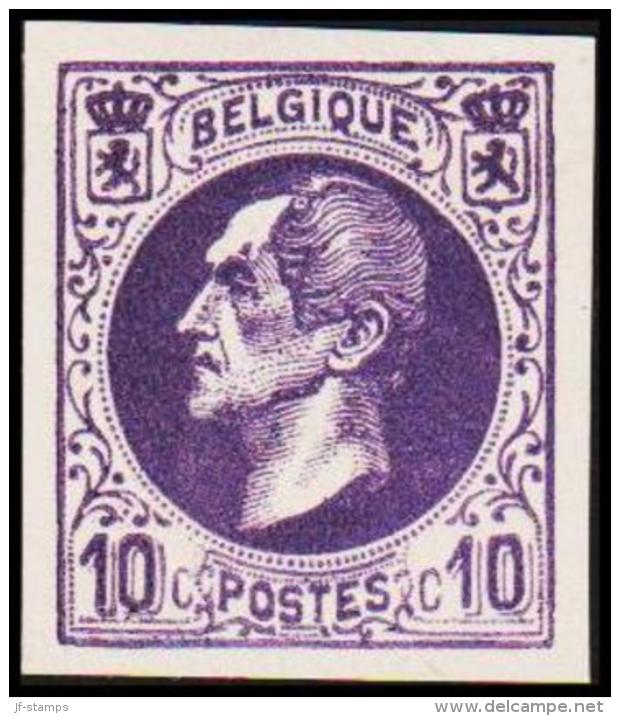 1865-1866. Leopol I. 10 CENTS Essay. Lilac. (Michel: ) - JF194393 - Proofs & Reprints