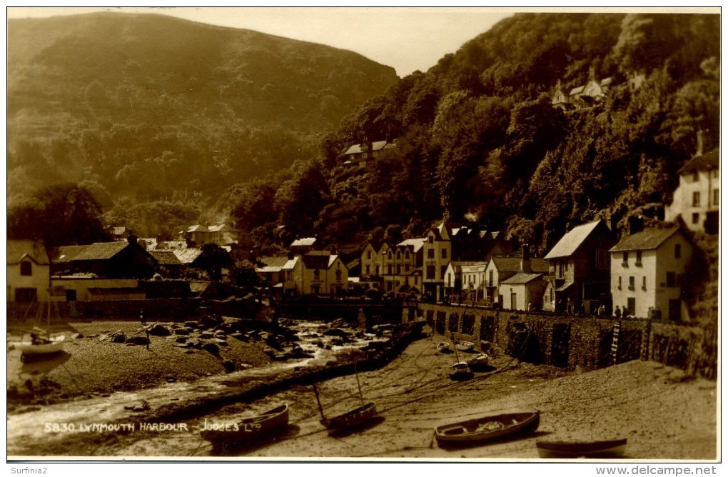 DEVON - LYNMOUTH HARBOUR RP Dv811 - Lynmouth & Lynton