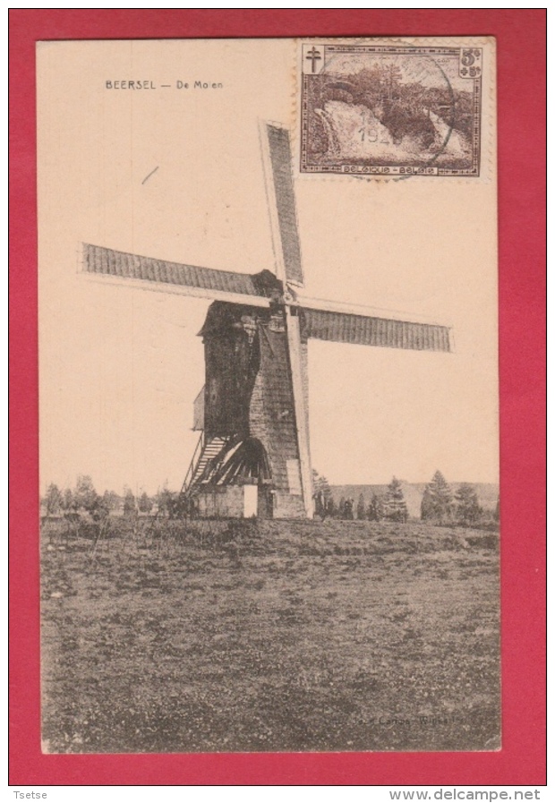 Beersel - De Molen -1928 ( Verso Zien ) - Beersel