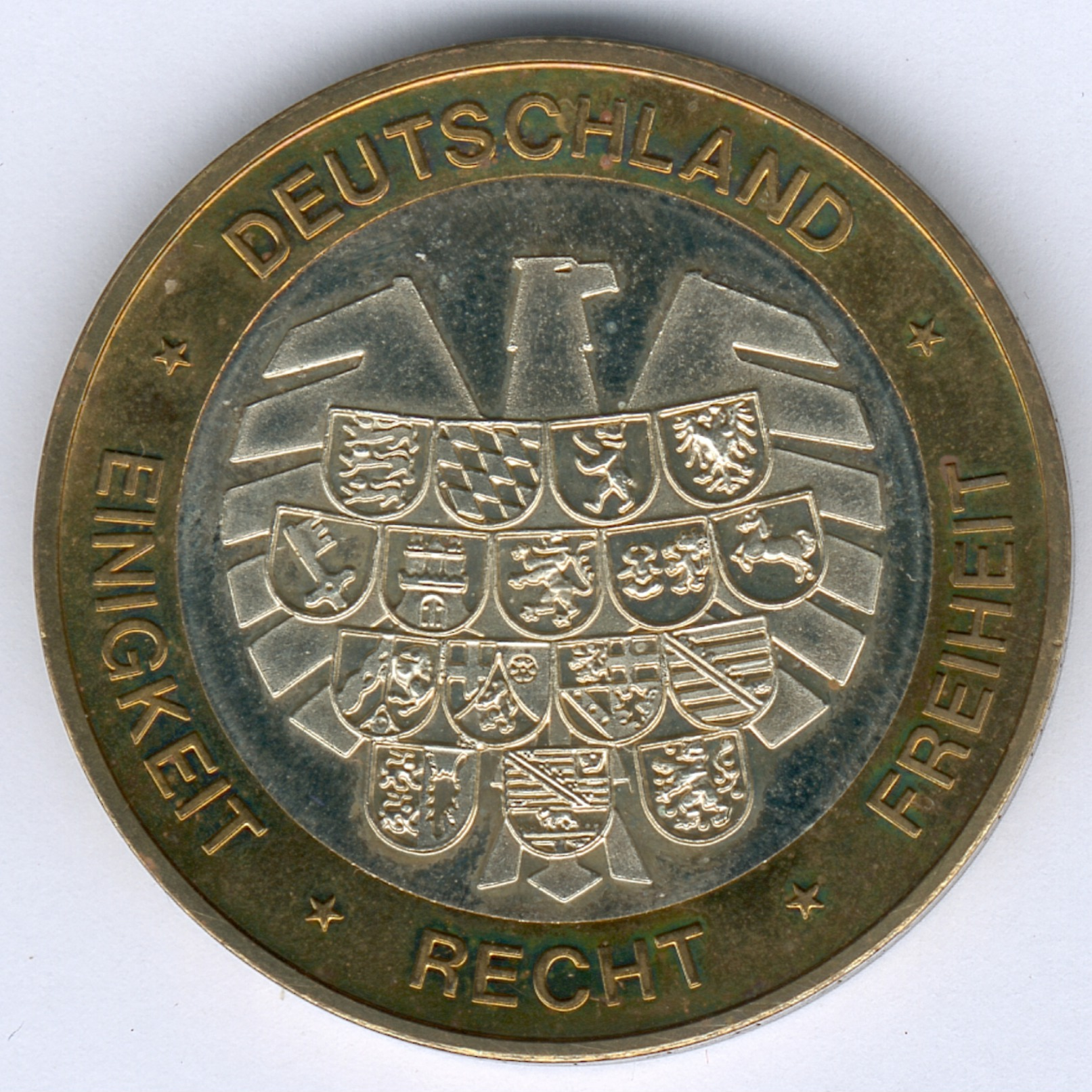 Deutschland Medaille Bayern Dom/Frauenkirche (Bi-Metall) Kl. Kratzer, Fast Vz/st - Essais & Refrappes