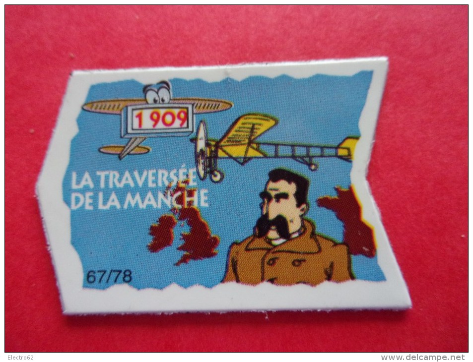 Magnet La Traversée De La Manche 1909 Avion Blériot - Characters