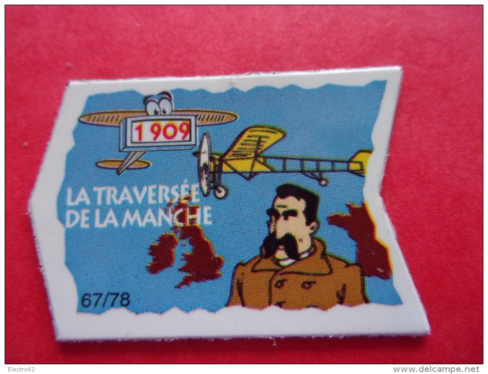 Magnet La Traversée De La Manche 1909 Avion Blériot - Personaggi