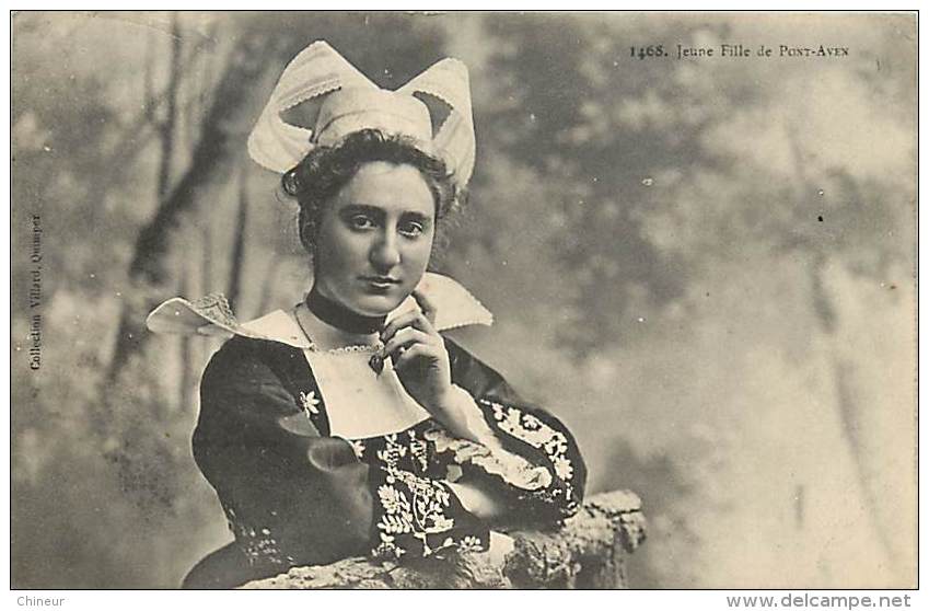 JEUNE FILLE DE PONT AVEN N°1468 - Pont Aven