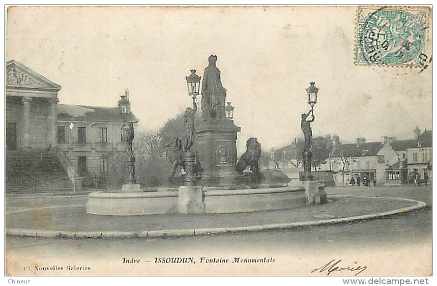 ISSOUDUN FONTAINE MONUMENTALE - Issoudun