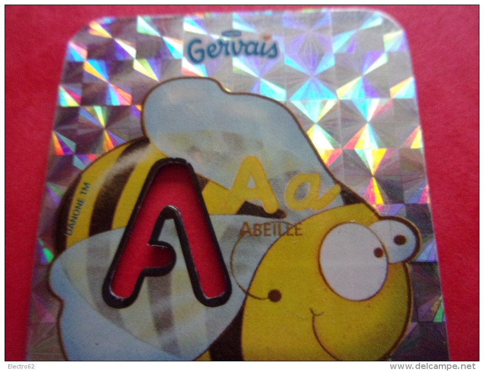 Magnet Danone  Gervais Abeille Lettre A A - Letras & Cifras