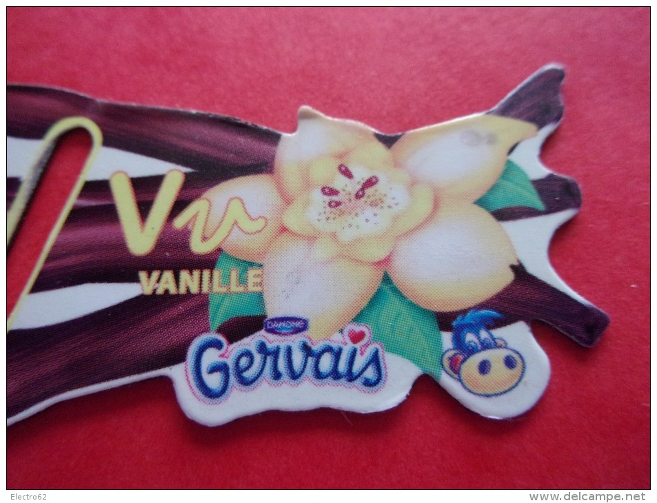 Magnet Danone  Gervais Vanille Lettre V - Letras & Cifras