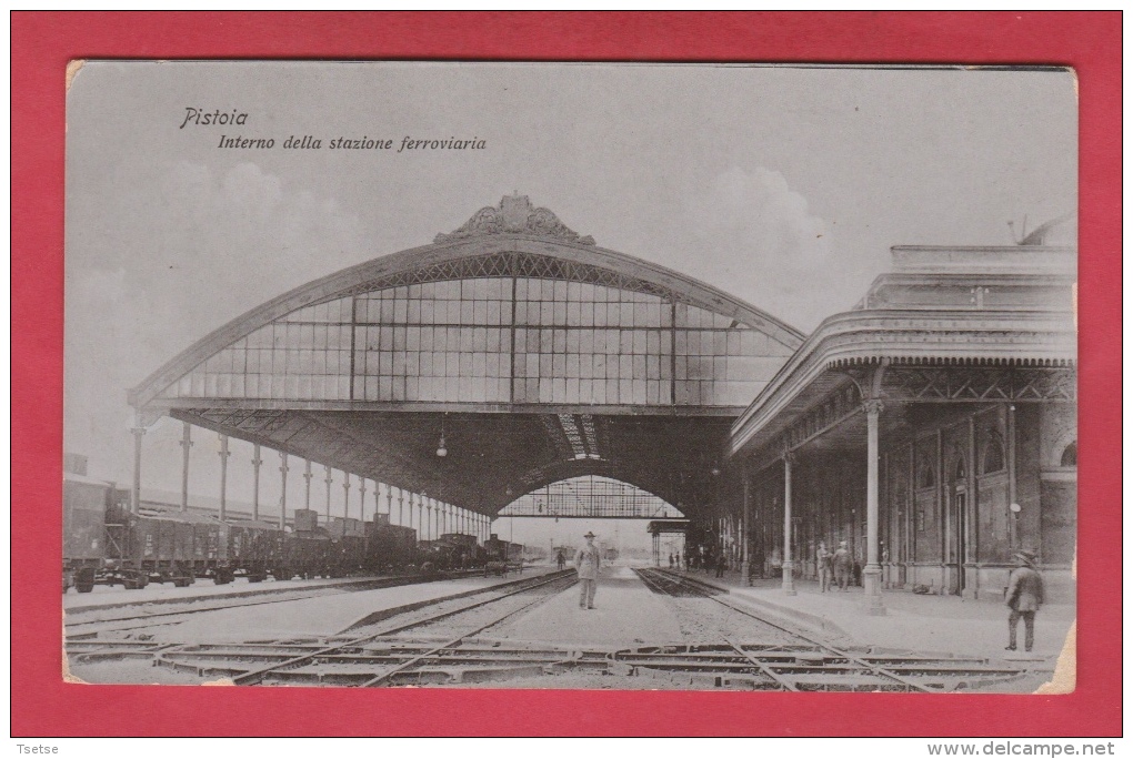 Pistoia - Interno Della Stazione Ferroviaria ( Voir Verso ) - Pistoia