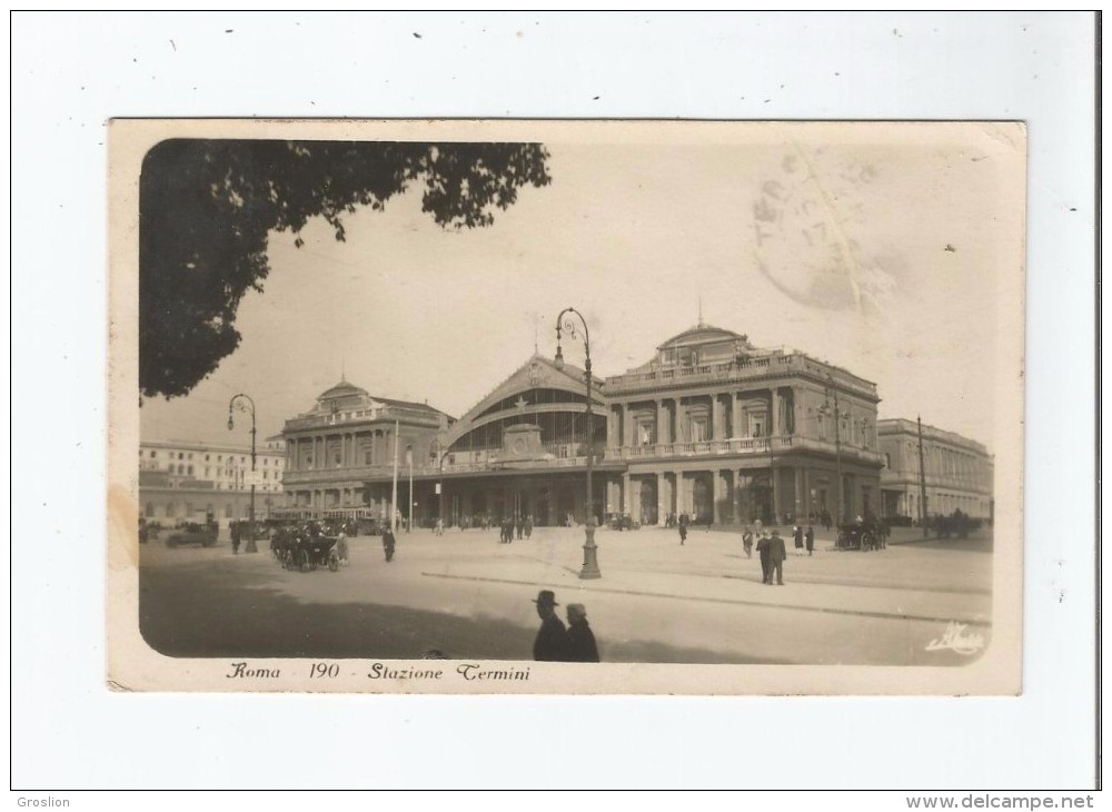 ROMA 190 STAZIONE TERMINI 1934 - Stazione Termini