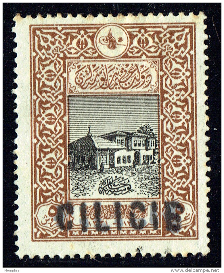 CILICIE   1919  Grande Surcharge - Hôtel Des Postes Istanboul  5 Pi  Yv 17  * MH - Unused Stamps