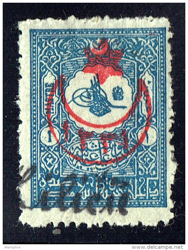 CILICIE  1919  Timbre Turc Surchargé   1 Pi  - Surcharge  Cursive  Yv 45 - Neufs