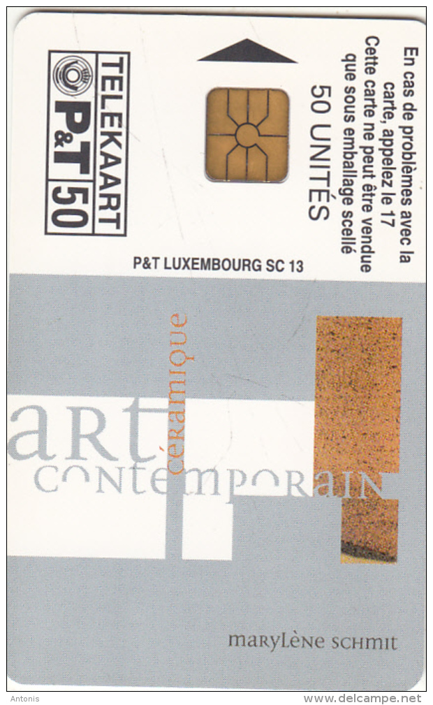 LUXEMBOURG - Art Contemporain 10/Marylene Schmit(SC 13), Used - Luxembourg