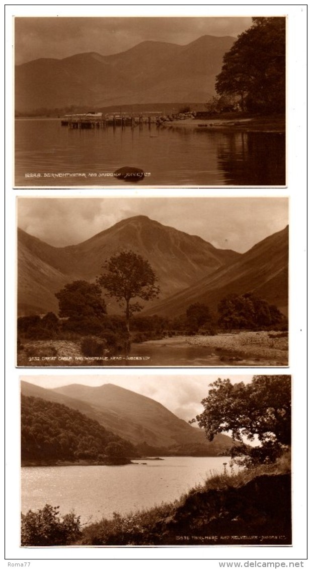 VER3246 - ZONA DEI LAGHI (CUMBRIA?) : 3 Cartoline Diverse Nuove - Altri & Non Classificati