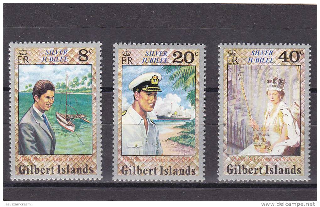 Gilbert Nº 41 Al 43 - Gilbert & Ellice Islands (...-1979)