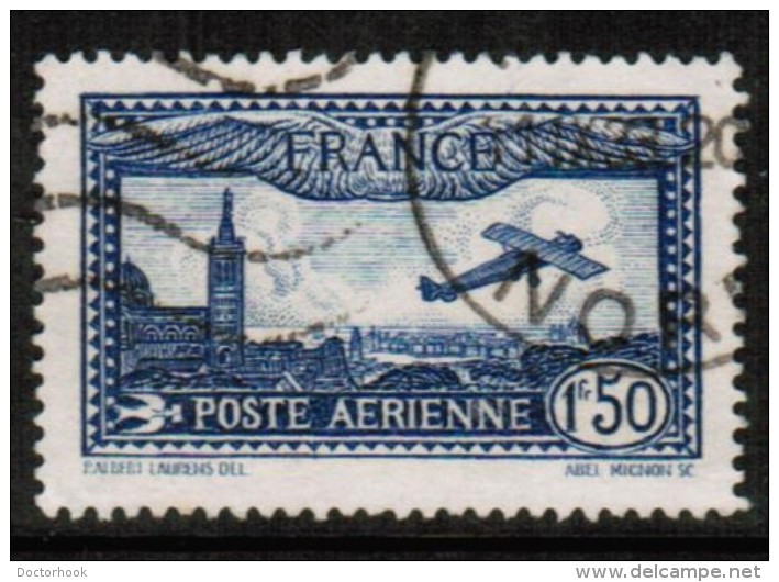 FRANCE  Scott # C 6 VF USED - 1927-1959 Oblitérés