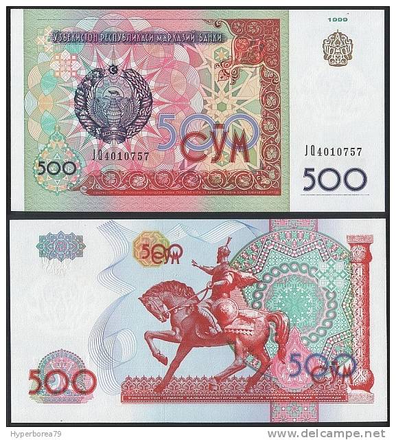 Uzbekistan P 81 - 500 Sum 1999 - UNC - Usbekistan