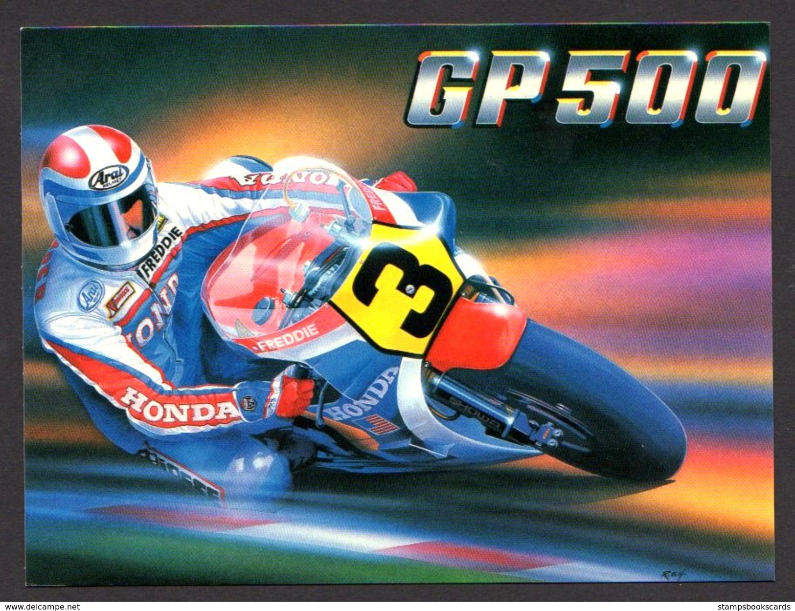 Honda GP500 Bernard Hugill Unused Card - Motorbikes