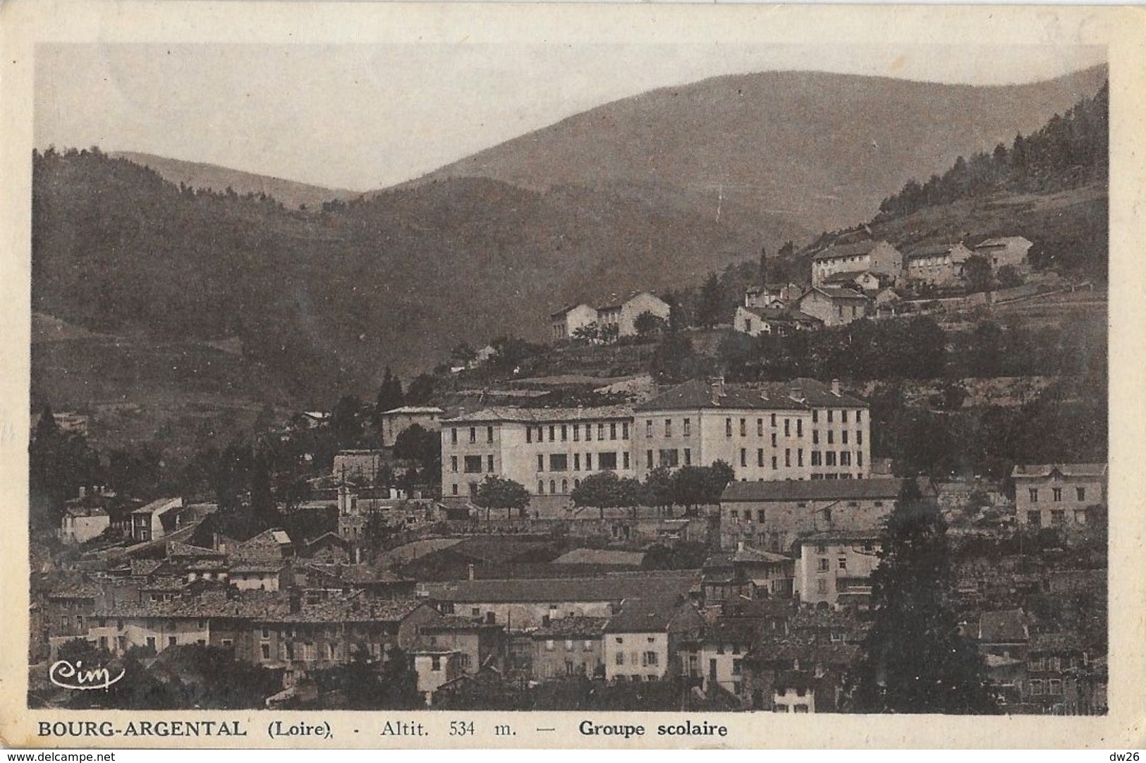 Bourg-Argental - Groupe Scolaire - Edition Combier - Carte CIM - Bourg Argental