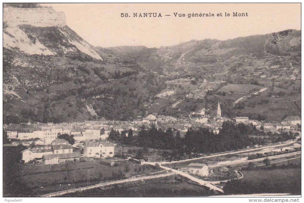 G , Cp , 01 , NANTUA , Vue Générale Et Le Mont - Nantua