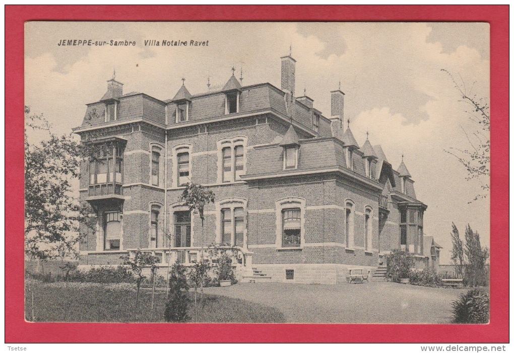 Jemeppe-sur-Sambre - Villa Notaire Ravet - 1915 ( Voir Verso ) - Jemeppe-sur-Sambre