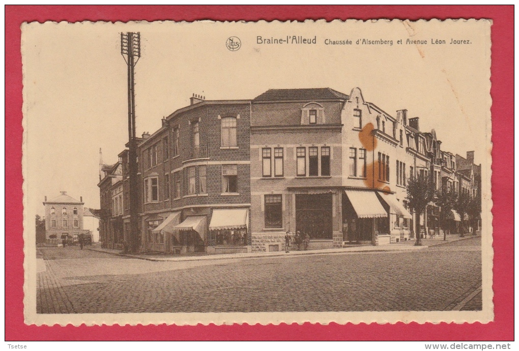 Braine-l'Alleud - Chaussée D'Alsemberg Et Avenue Léon Jourez ( Voir Verso ) - Braine-l'Alleud