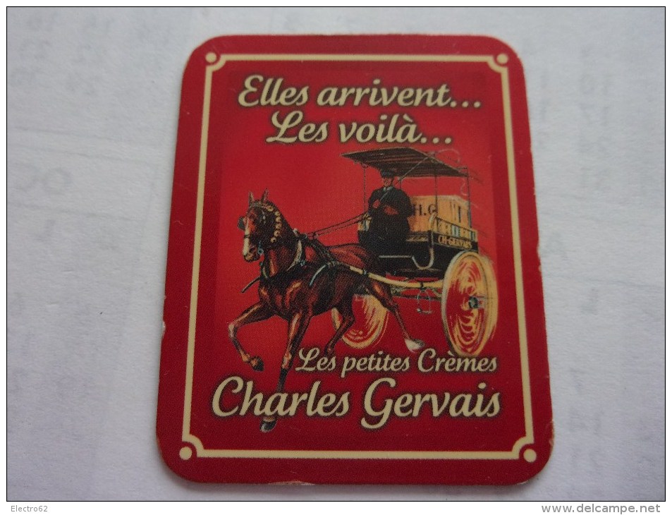 Magnet Charles Gervais Voiture Cheval Charrette - Publicitaires