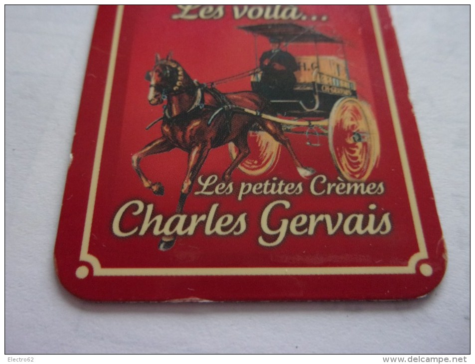 Magnet Charles Gervais Voiture Cheval Charrette - Publicitaires