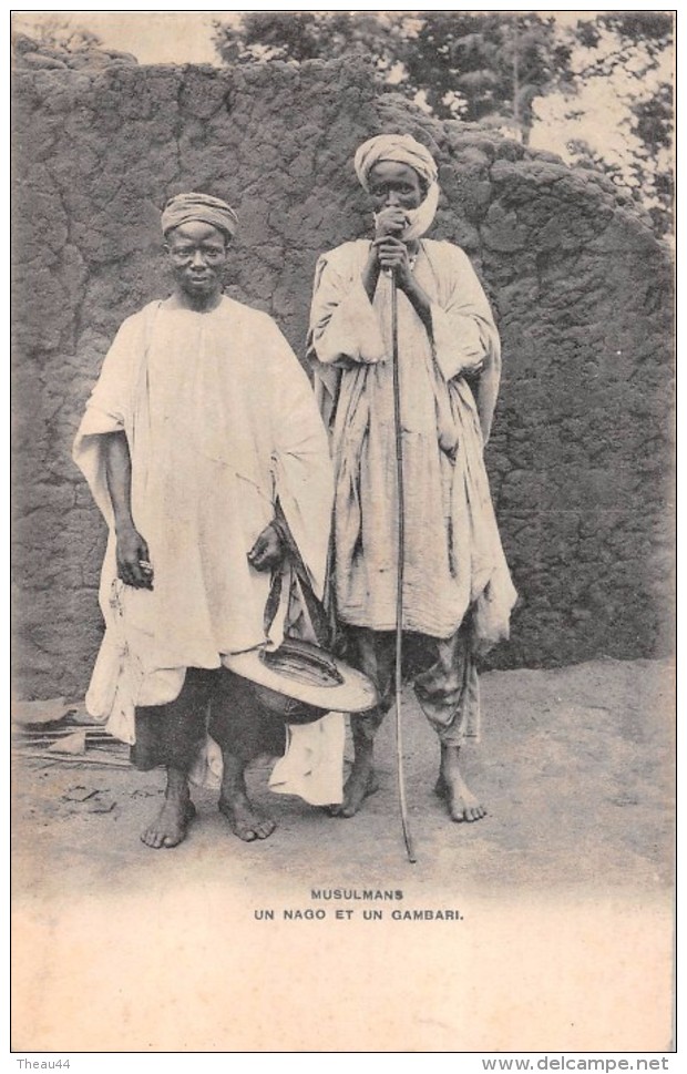 ¤¤   -   DAHOMEY   -   Mulsulmans   -  Un Nago Et Un Gambari    -  ¤¤ - Dahomey