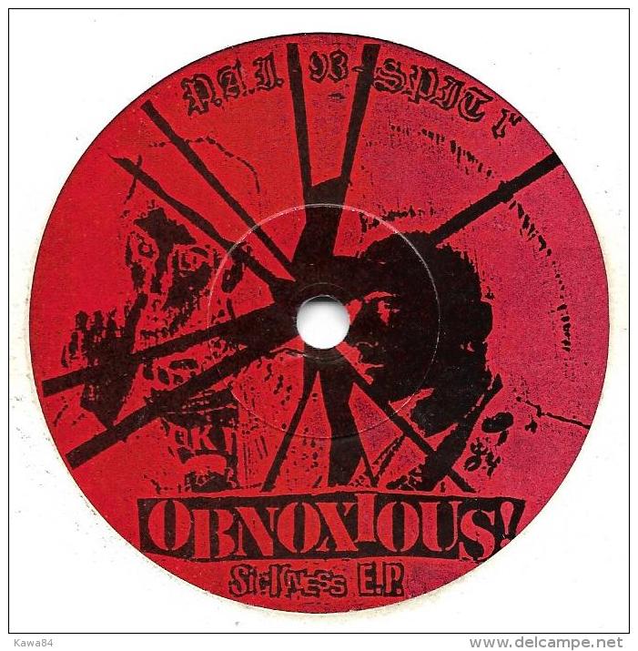 EP 33 RPM (7")  Obnoxious  "  Sickness  " - Punk