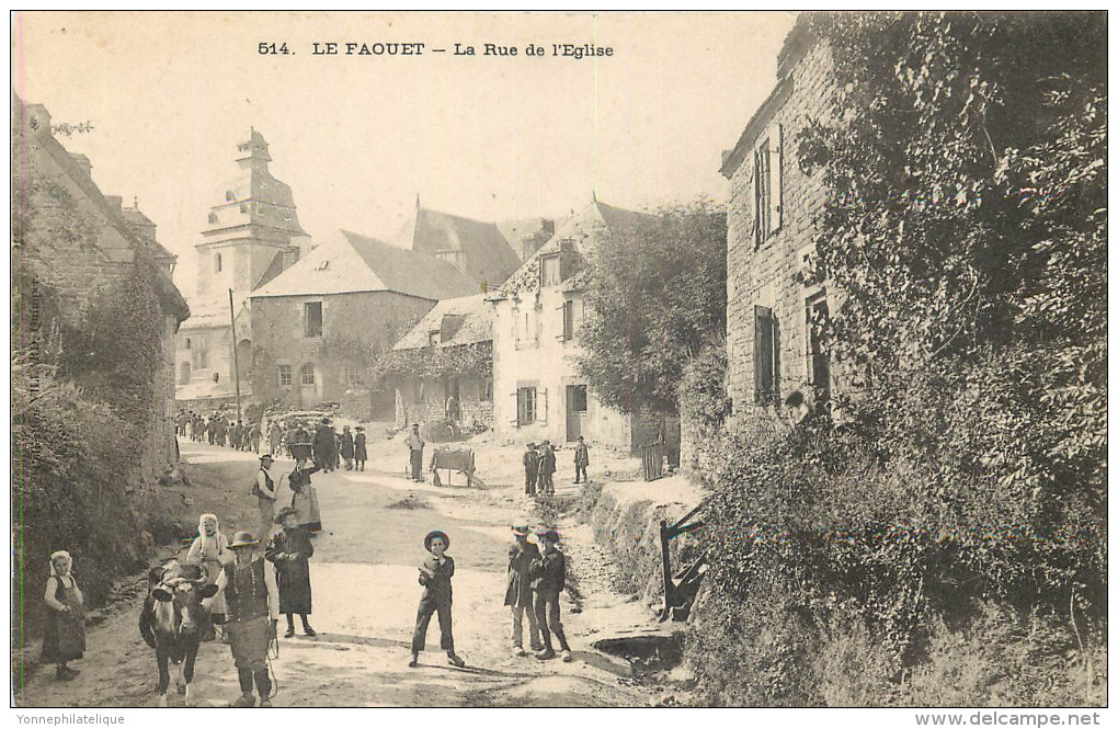 56 - MORBIHAN - Faouët - Rue De L'Eglise - Faouët