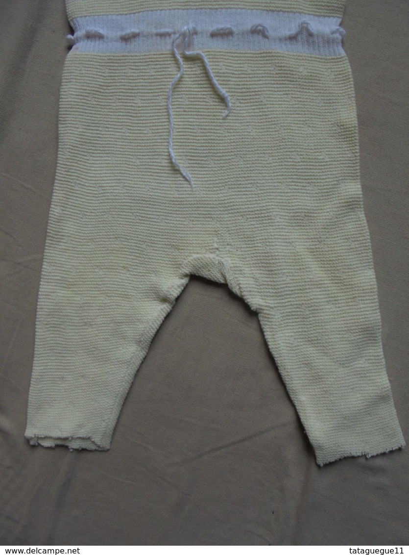 Ancien - Pyjama, Grenouillère Pour Bébé En Coton Années 50 - 1940-1970