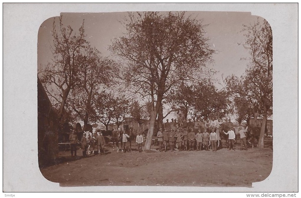 HAGEWINDE BIJ LOKEREN ?? RPPC FOTOKAART ONBEKEND OORLOG 1914-1918 MILITAIR - Lokeren