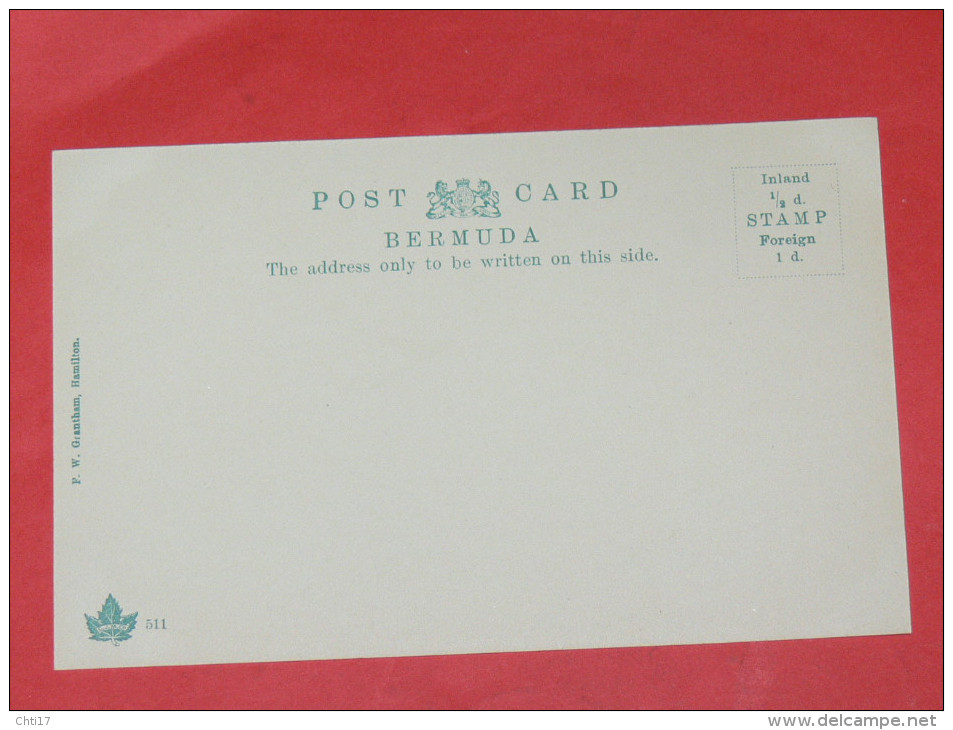 BERMUDA / BERMUDES    1902   NORWOOD BRIDGE   CIRC NON EDITION - Bermudes