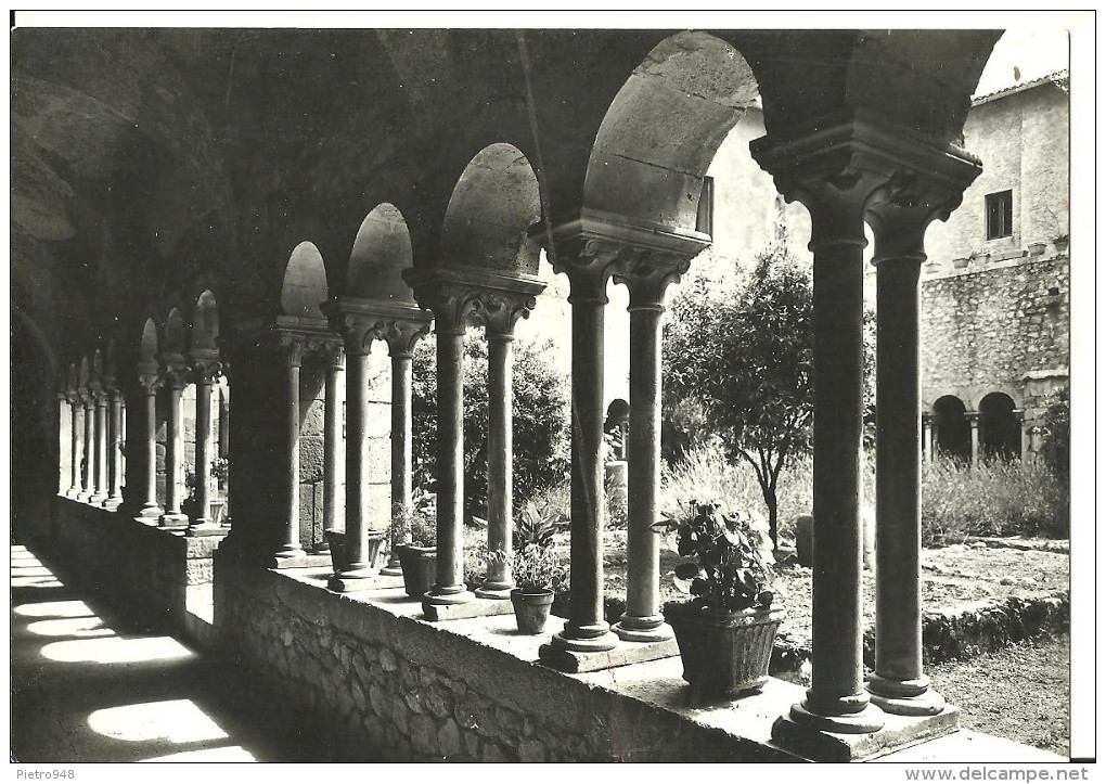 Sermoneta (Latina) Abbazia Cistercense Di Valvisciolo, Lato Del Chiostro, Abbey, Abbaye - Latina