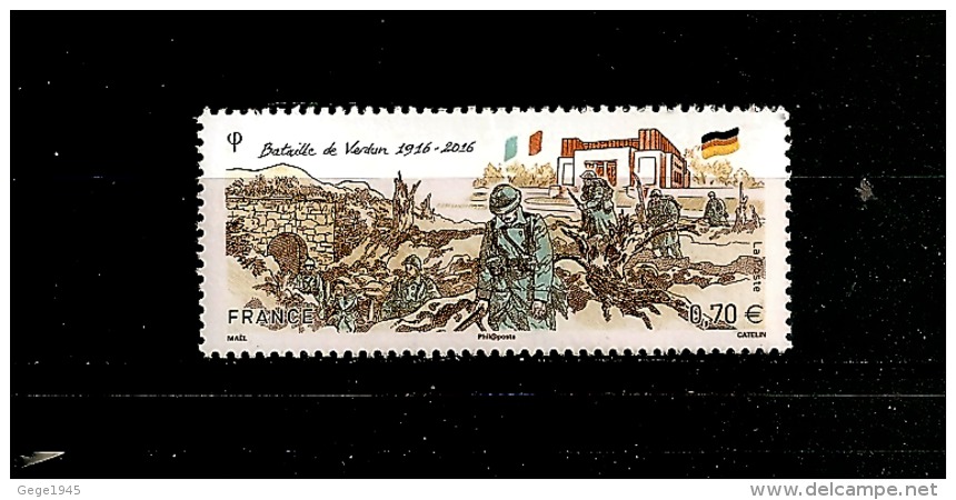 France 2016 Neuf **  Gomé   N° 5063   "   Bataille De Verdun  1916 - 2016  " - Unused Stamps
