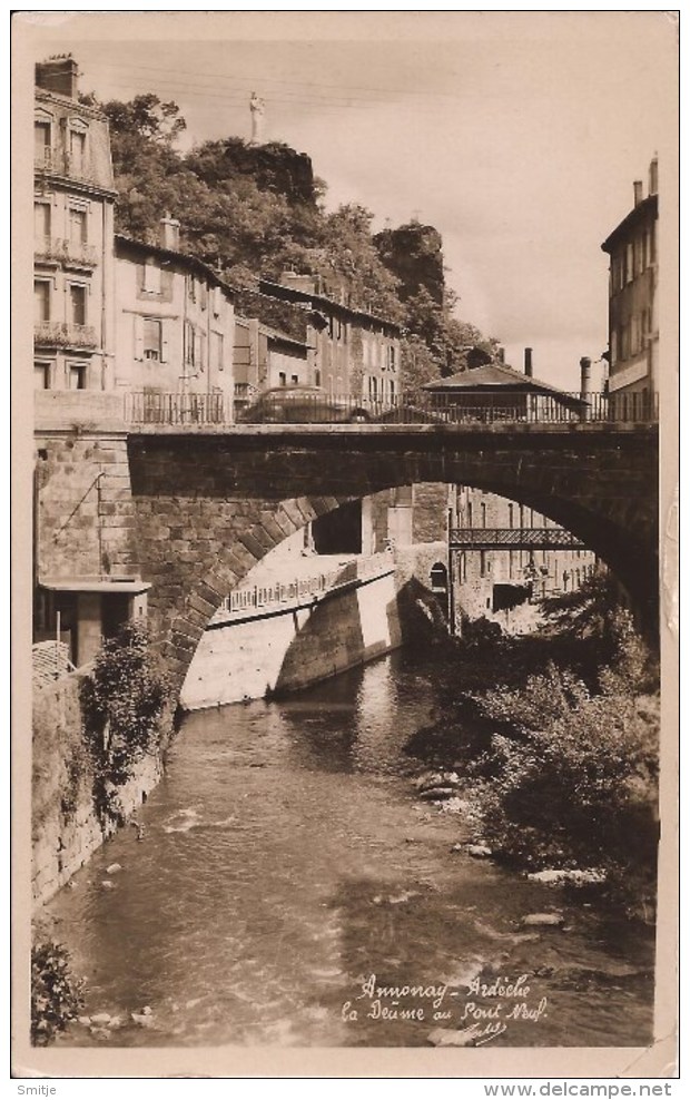 ANNONAY ARDECHE 1955 LA DEUME AU PONT NEUF - Annonay