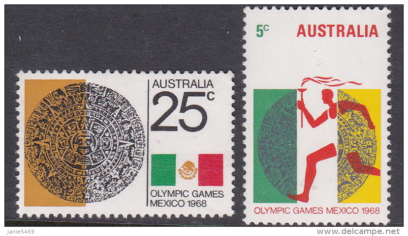 1968 Mexico Australia Olympic Games Used - Summer 1968: Mexico City